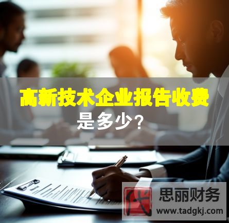 高新技术企业报告收费是多少？