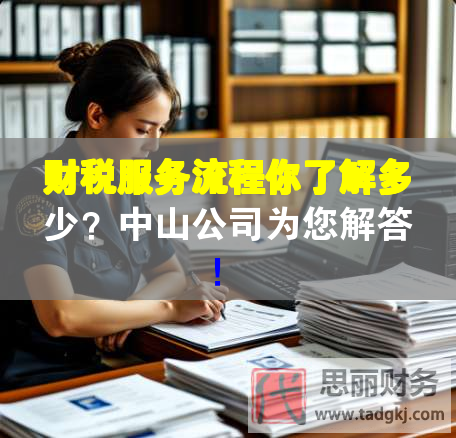 财税服务流程你了解多少？中山公司为您解答！