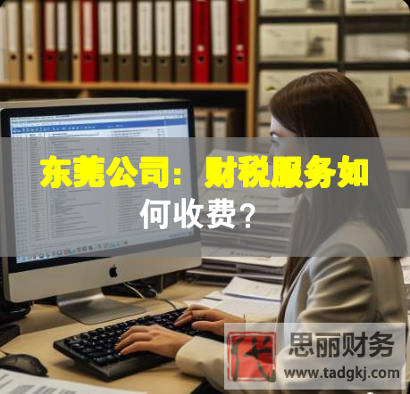 东莞公司：财税服务如何收费？