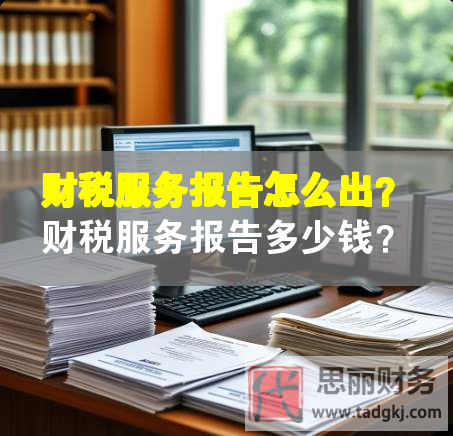 财税服务报告怎么出？财税服务报告多少钱？